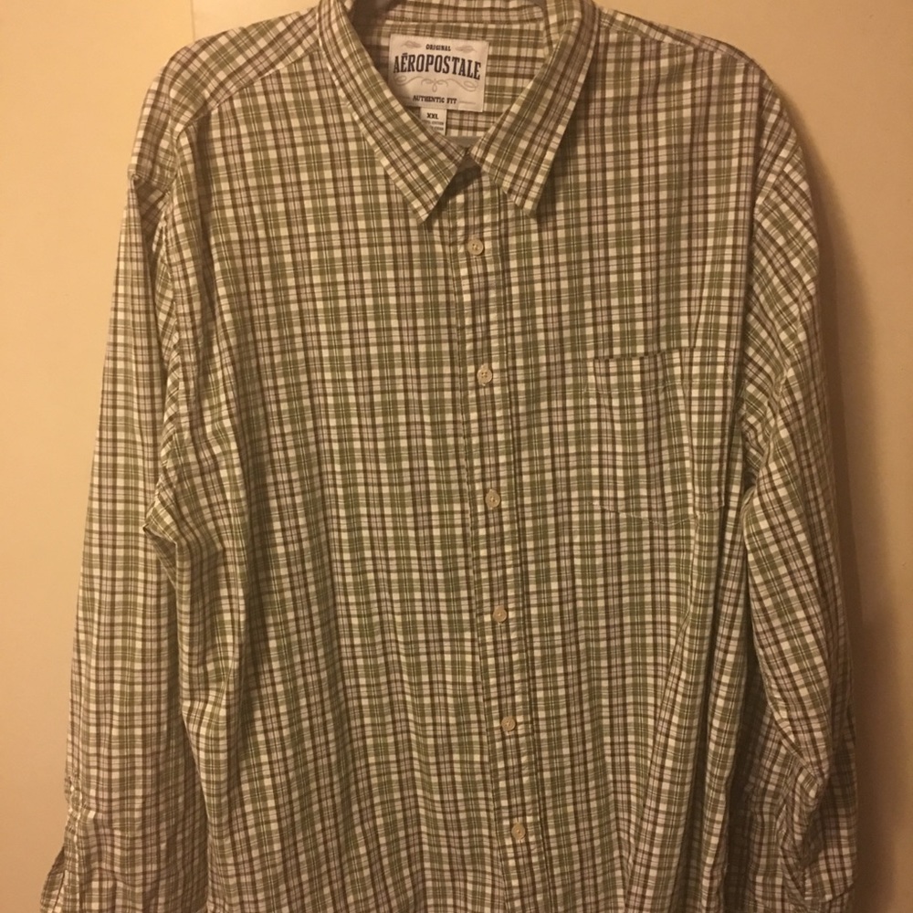 Aeropostale Men’s long sleeve button down shirt